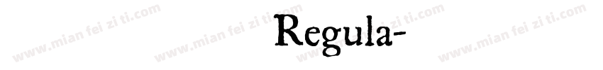 あおぞら明朝 Regula字体转换